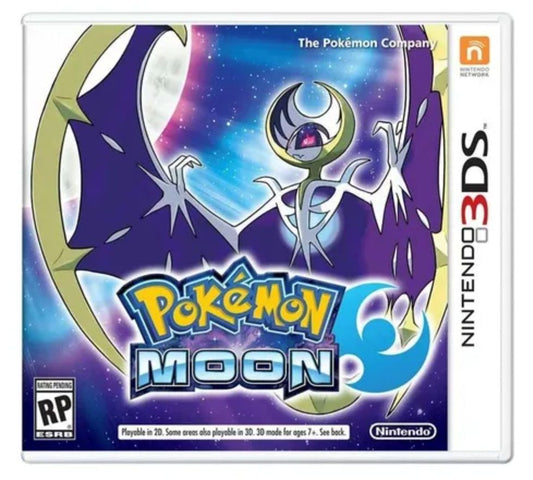 Pokemon Moon Nintendo 3ds Gameboy Video Juego