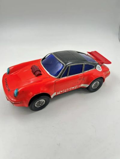 Porsche Daishin Hecho En Japón Hojalata Vintage Auto