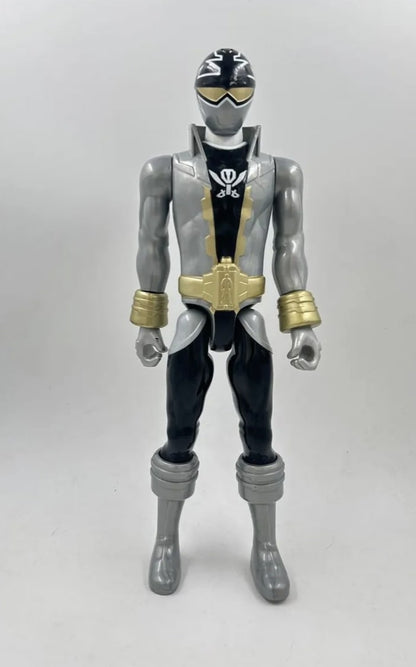 Power Rangers Super Megaforce 30 Cm Silver Plateado Vintage