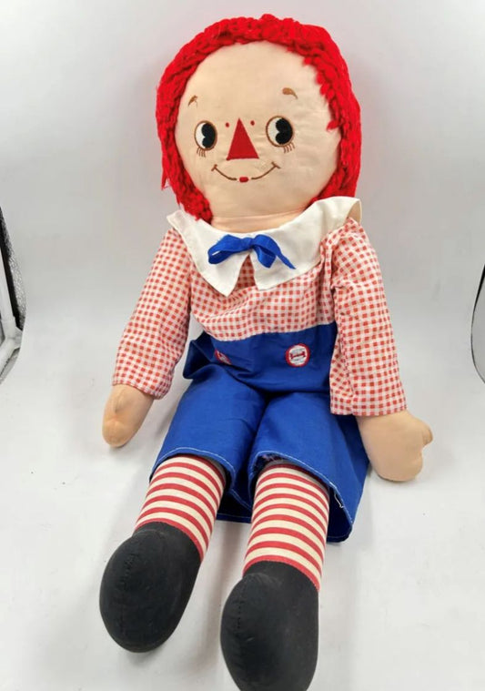 Raggedy Andy Ann 60 Cm Vintage Original Applause 60s Anabel