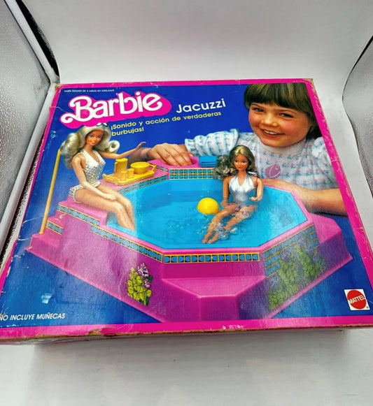Set Barbie Jacuzzi Hecho En México Aurimat Mattel 1983