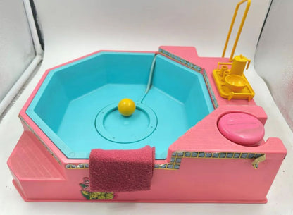 Set Barbie Jacuzzi Hecho En México Aurimat Mattel 1983