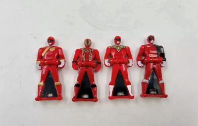 Set Power Rangers Rojo Red Gokaiger Mobirates Bandai