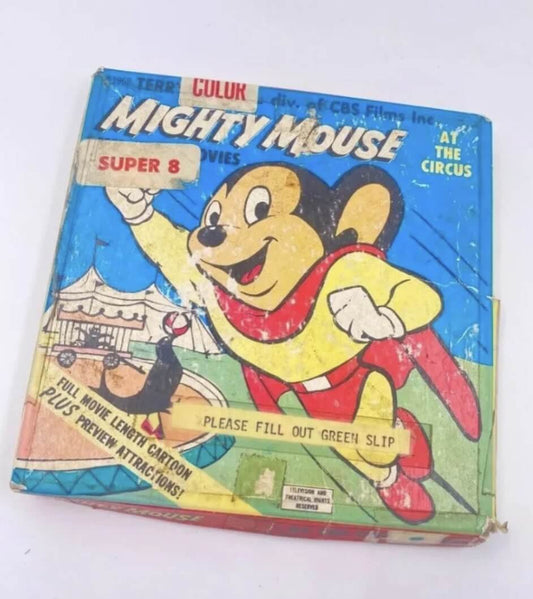 Super Ratón At The Circus 8mm Super 8 Vintage 1962