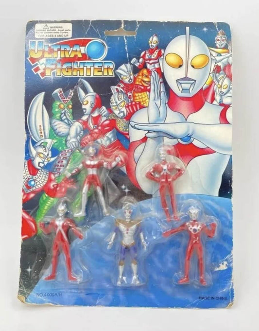 Ultraman En Blister Empaque Vintage Figuras Bootleg