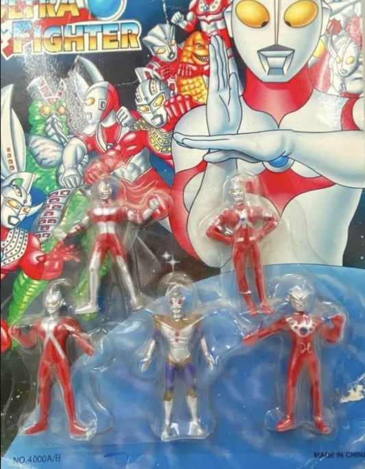 Ultraman En Blister Empaque Vintage Figuras Bootleg