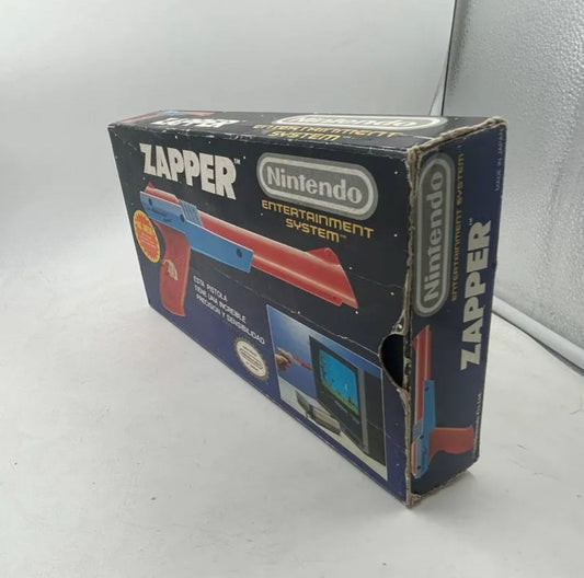 Zapper Nintendo Nes Pistola Caja Original Vintage 1988